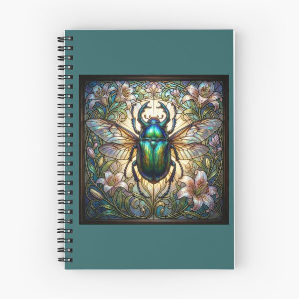 Item preview, Stained Glass Style Jewel Scarab designed and sold by Tridentulus.