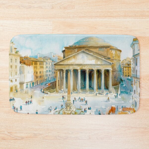 Item preview, Rome Pantheon Watercolor designed and sold by caracatita75.