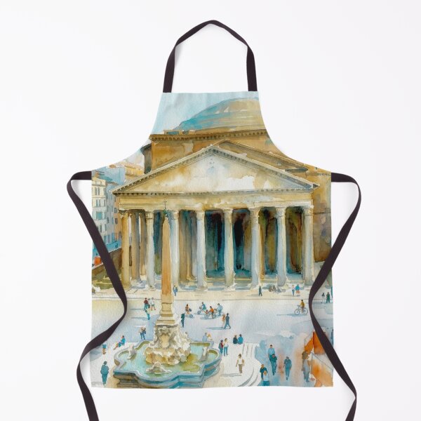 Item preview, Rome Pantheon Watercolor designed and sold by caracatita75.