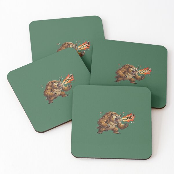 Item preview, Roaring Owlbear Time RPG Sticker designed and sold by AestheticRPG .