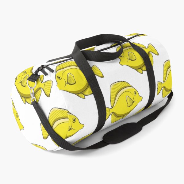 Item preview, Illustration with yellow zebrasoma fish designed and sold by RizikCat.