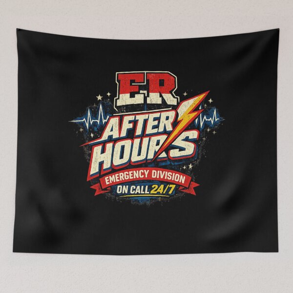 Item preview, ER After Hours Emergency Division Classic T-Shirt  designed and sold by podlook.