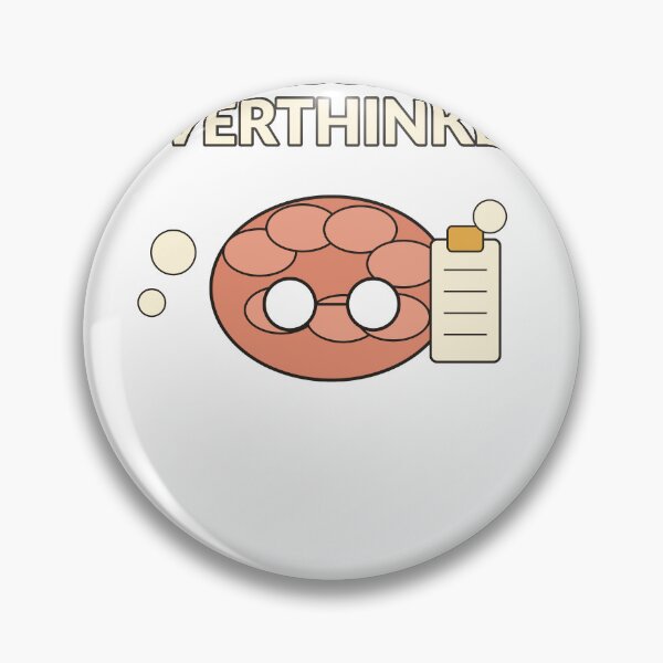 Artikelvorschau, Professional Overthinker — Lustiges Design für Grübler entworfen und verkauft von Cozy Oddities Studio.