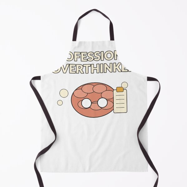 Item preview, Professional Overthinker — Funny Brain Humor Design designed and sold by Cozy Oddities Studio.