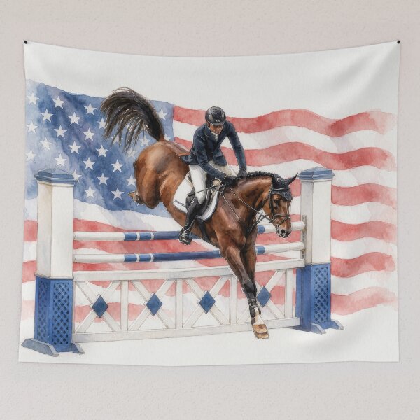 Item preview, Fourth of July: Show Jumper designed and sold by horseymj1.