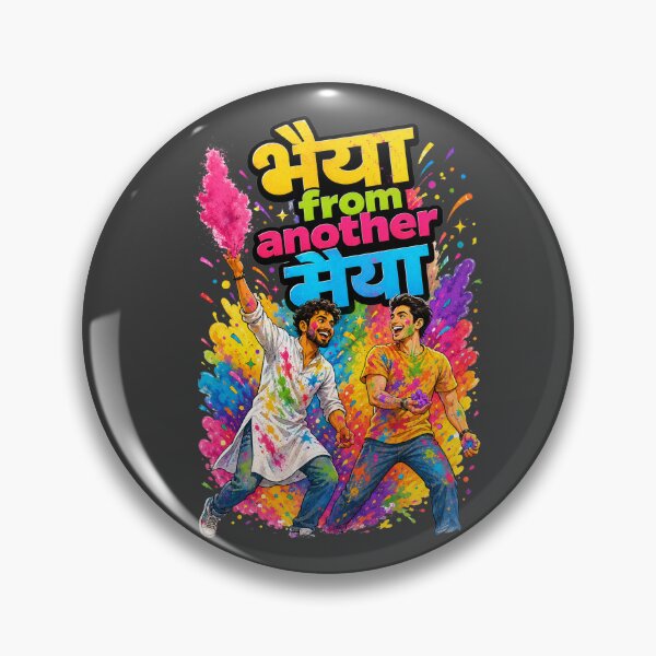 Item preview, Bhaiya from another Maiya - Indian Festivals / Festive Season | Quirky Hindi Theme Tshirt designed and sold by freezed-frames.