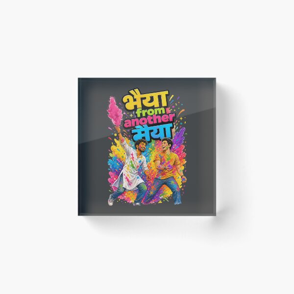 Item preview, Bhaiya from another Maiya - Indian Festivals / Festive Season | Quirky Hindi Theme Tshirt designed and sold by freezed-frames.