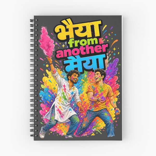 Item preview, Bhaiya from another Maiya - Indian Festivals / Festive Season | Quirky Hindi Theme Tshirt designed and sold by freezed-frames.