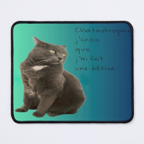 Item preview, surprised cat humor designed and sold by PHYLOA.