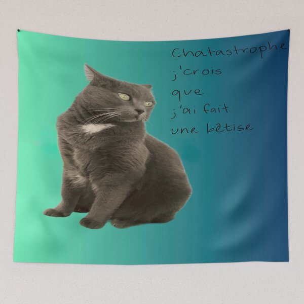 Item preview, surprised cat humor designed and sold by PHYLOA.