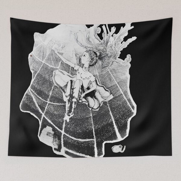 Item preview, Alice in Wonderland - Falling into the Rabbit Hole (original drawing by ACCI) designed and sold by VanyssaGraphics.
