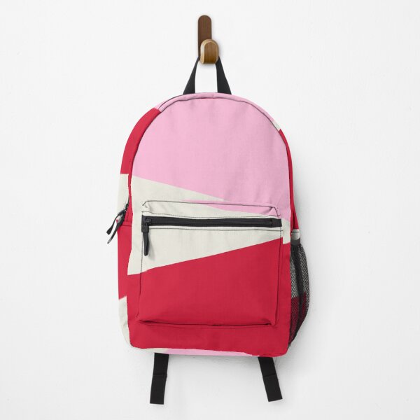 Item preview, RED, COTTON CANDY PINK and CREAM GEOMETRIC DESIGN PRINT designed and sold by RachelMacht.