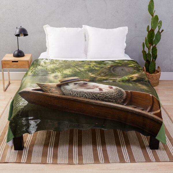 Item preview, Hedgehog Daydreams on the River designed and sold by Tridentulus.