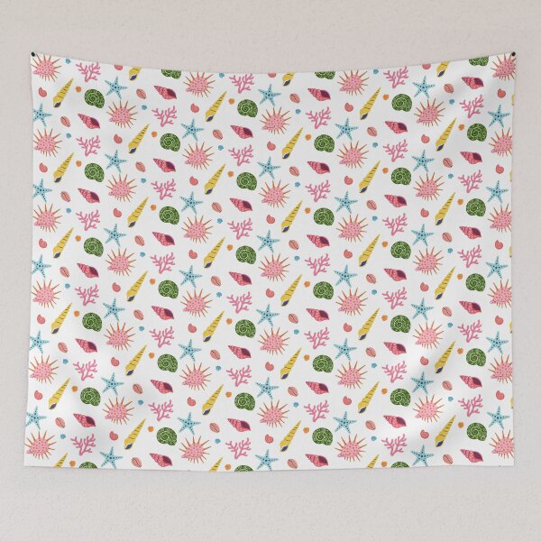 Item preview,  Seashell and Starfish Illustration designed and sold by BetweenForms.