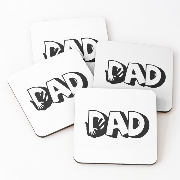 Item preview, Minimalist DAD Typography with Holding Hands Art designed and sold by Theselinara.