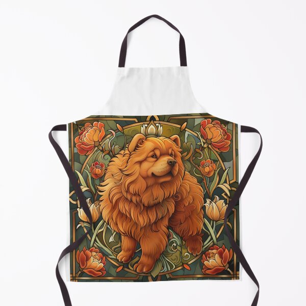 Item preview, Art nouveau Chow chow puppy dog designed and sold by MendaciousMina.