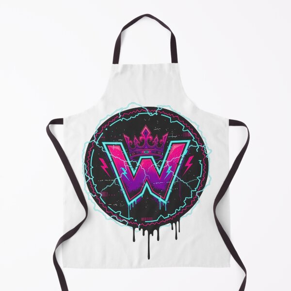 Item preview, Crown letter W synthwave gaming emblem neon lightning cyberpunk winner esports logo designed and sold by icemanphotos.