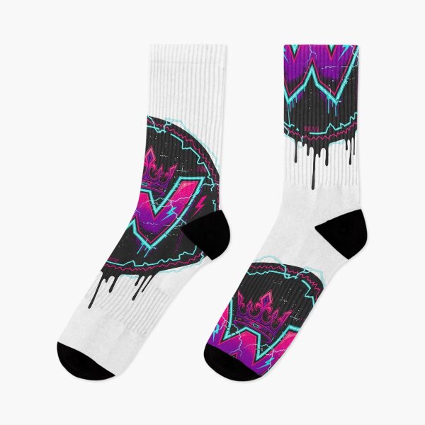 Item preview, Crown letter W synthwave gaming emblem neon lightning cyberpunk winner esports logo designed and sold by icemanphotos.