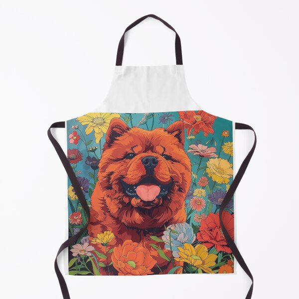 Item preview, Flower power Chow chow puppy dog designed and sold by MendaciousMina.