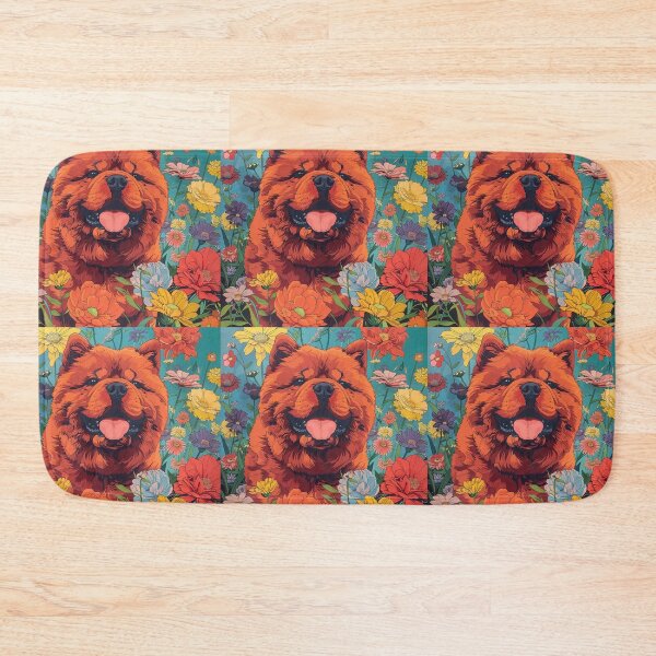 Item preview, Flower power Chow chow puppy dog designed and sold by MendaciousMina.