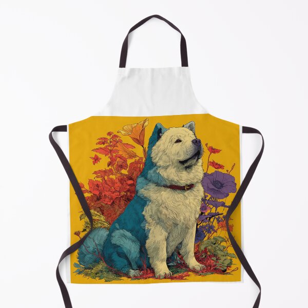 Item preview, Flower power Chow chow puppy dog designed and sold by MendaciousMina.
