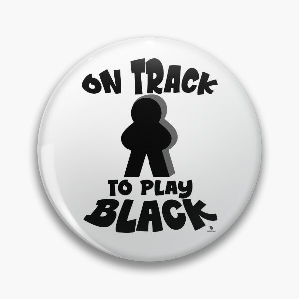 Item preview, On Track Black Fun Game Piece Choice designed and sold by mytshirtfort.
