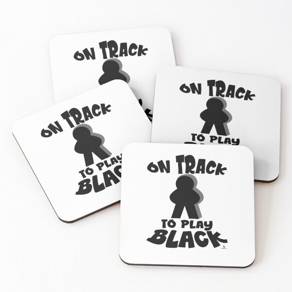 Item preview, On Track Black Fun Game Piece Choice designed and sold by mytshirtfort.