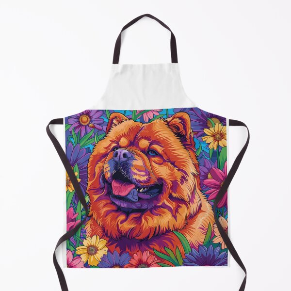Item preview, Flower power Chow chow puppy dog designed and sold by MendaciousMina.