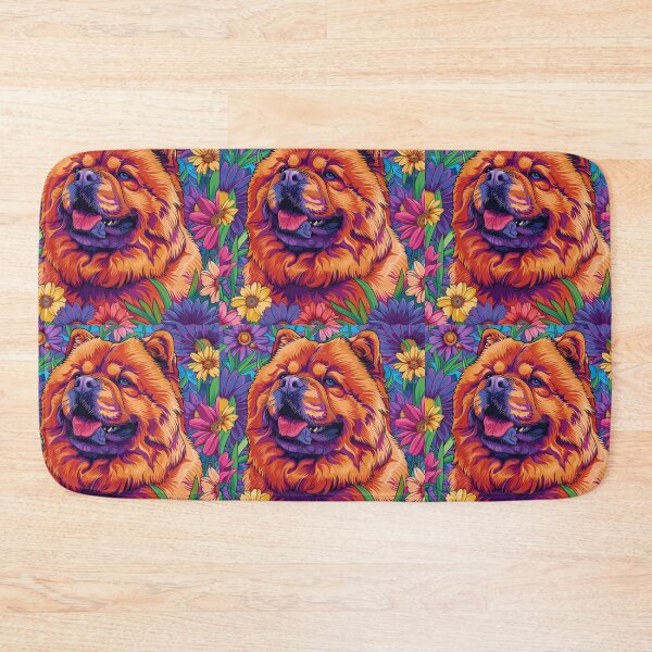 Item preview, Flower power Chow chow puppy dog designed and sold by MendaciousMina.