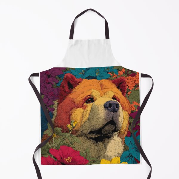 Item preview, Flower power Chow chow puppy dog designed and sold by MendaciousMina.