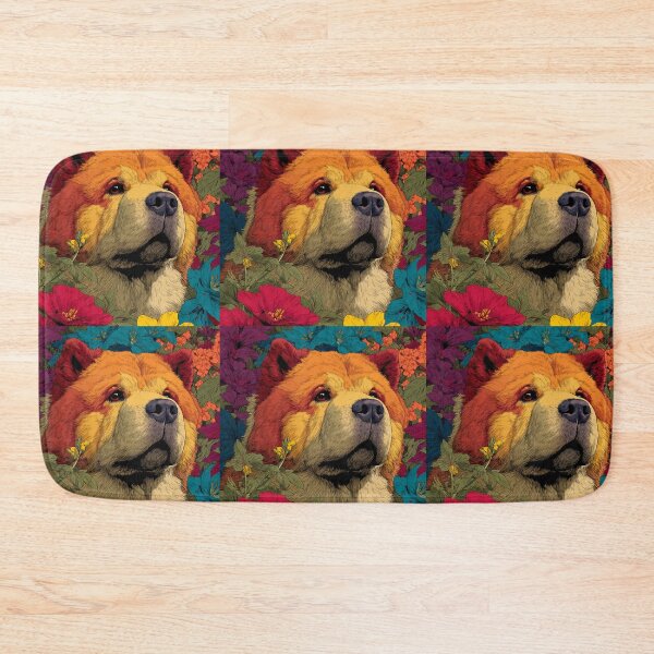 Item preview, Flower power Chow chow puppy dog designed and sold by MendaciousMina.