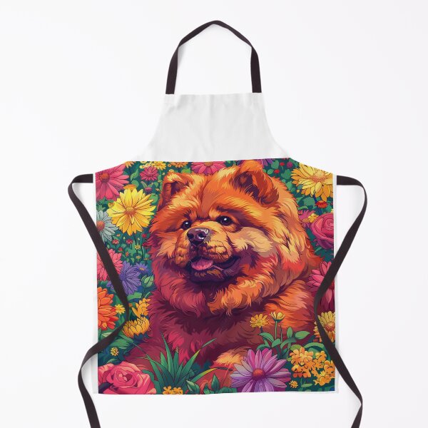 Item preview, Flower power Chow chow puppy dog designed and sold by MendaciousMina.