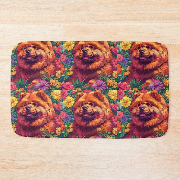 Item preview, Flower power Chow chow puppy dog designed and sold by MendaciousMina.