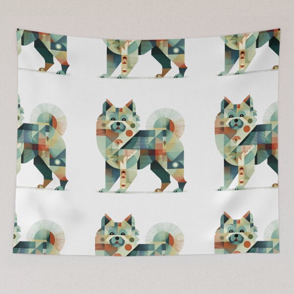 Item preview, Midcentury modern Chow chow puppy dog designed and sold by MendaciousMina.