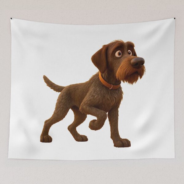 Item preview, German Wirehaired Pointer designed and sold by Mood Dogs Studio.
