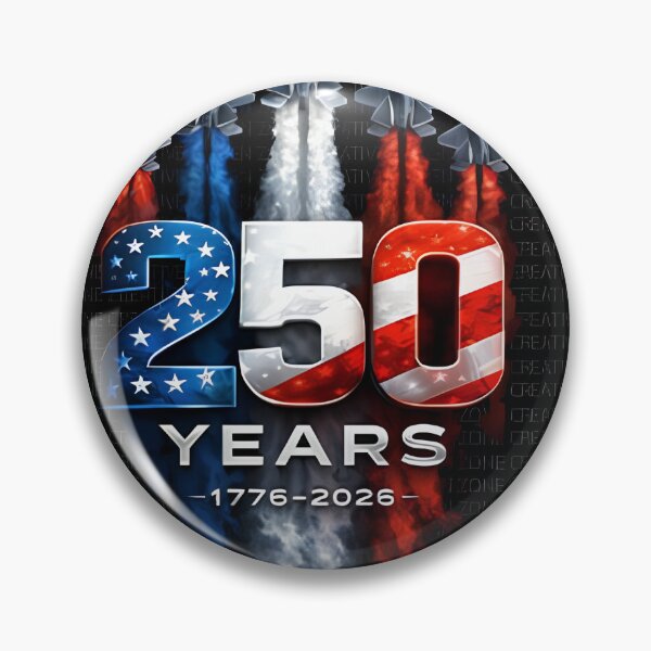Item preview, USA 250 Years Quarter Millennial Patriotic Jet Flyover 1776-2026 designed and sold by LuckyNSleven.