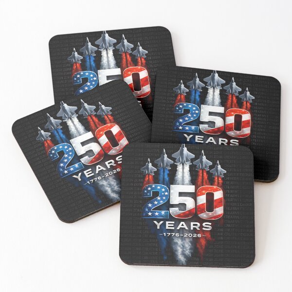 Item preview, USA 250 Years Quarter Millennial Patriotic Jet Flyover 1776-2026 designed and sold by LuckyNSleven.