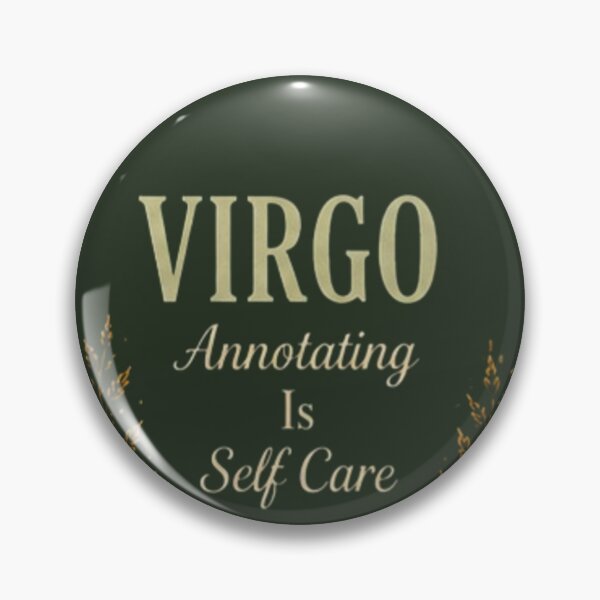 Item preview, Virgo Annotating Is Self Care Vintage Bookish Zodiac Design designed and sold by Moonwoven Studio.