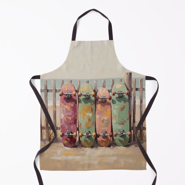 Item preview, Colorful skateboards on the beach designed and sold by paulrommer.