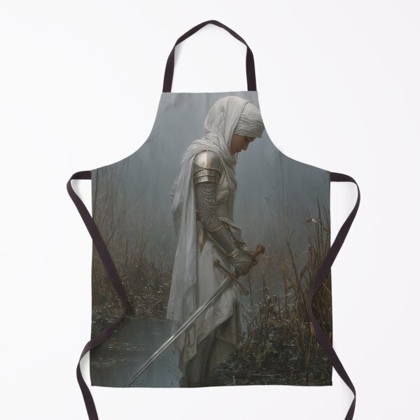 Item preview, White Veiled Female Warrior Standing in a Marsh designed and sold by Shannon Hilson.