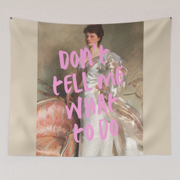 Item preview, Don't Tell Me What To Do Altered Renaissance Painting Art designed and sold by samahl_l.