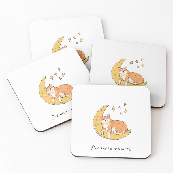 Item preview, Five More Minutes Cute Corgi Moon  Kawaii Dog Lover Gift Shirt designed and sold by S.K..