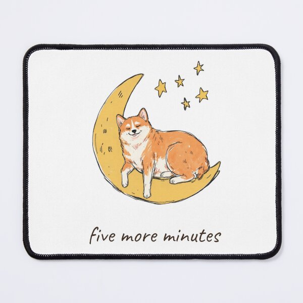 Item preview, Five More Minutes Cute Corgi Moon Kawaii Dog Lover Gift Shirt designed and sold by S.K..