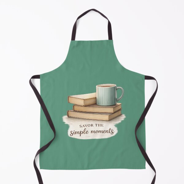 Item preview, Savor the Simple Moments – Cozy Coffee & Books Illustration designed and sold by RosalesArts.