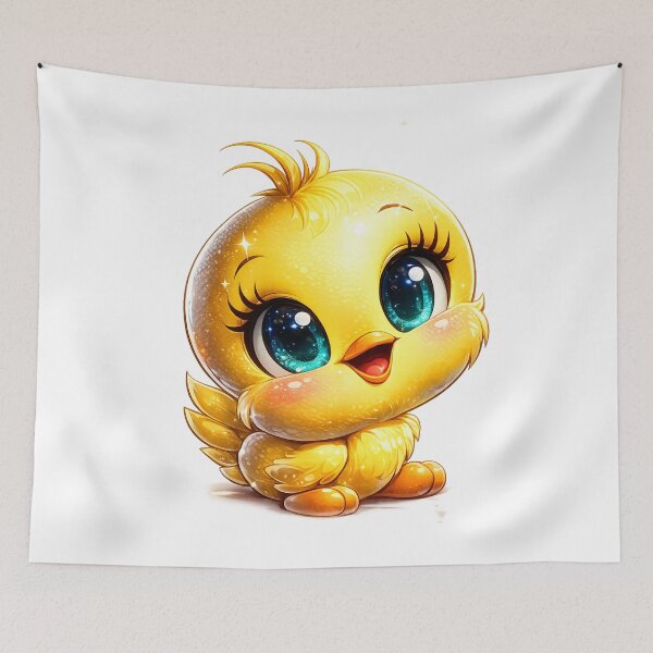 Item preview, Cheerful Tweety with sparkling eyes designed and sold by HiteshArt111.