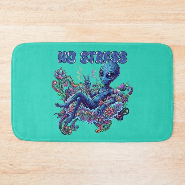 Item preview, Alien, no stress, psychedelic art. designed and sold by Eteriano.