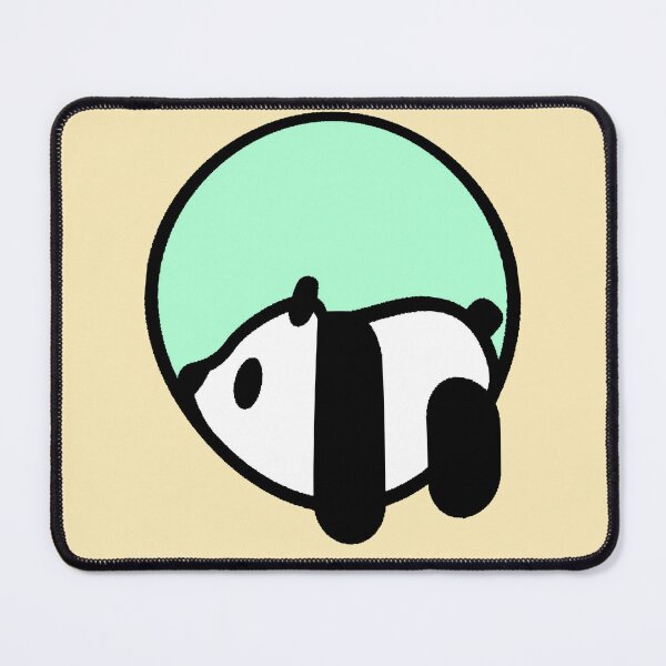 Item preview, Minimalist Kawaii Panda Circular Mint Background designed and sold by AstronautMerch.