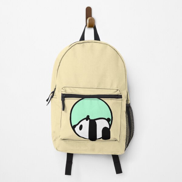 Item preview, Minimalist Kawaii Panda Circular Mint Background designed and sold by AstronautMerch.