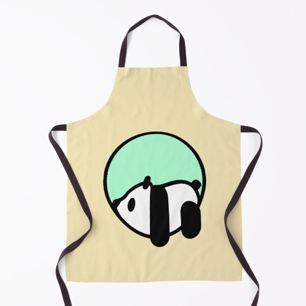 Item preview, Minimalist Kawaii Panda Circular Mint Background designed and sold by AstronautMerch.