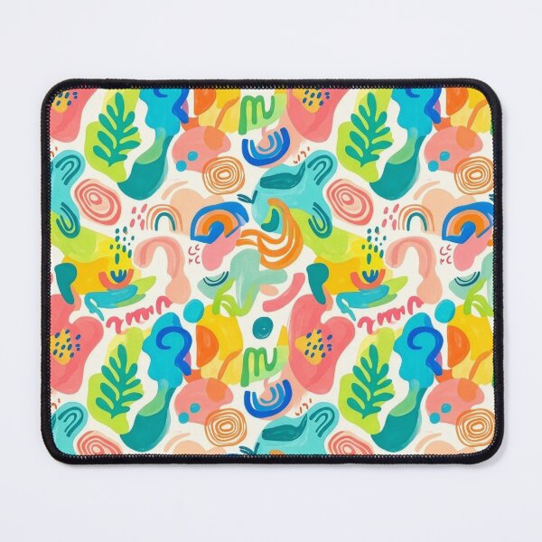 Item preview, abstract colourful summer pattern  designed and sold by Kate1art.